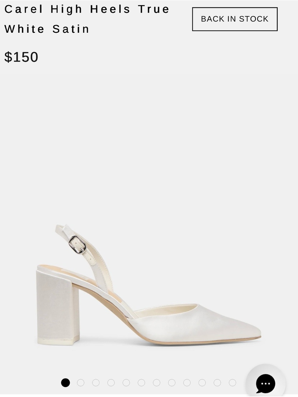 Dolce Vita Satin Bridal Heels – Worn Once – Original Box Included